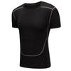 Men's Quick-Dry Short-Sleeve Sports T-Shirt - Breathable, Elastic, Ideal for Summer Training and Running