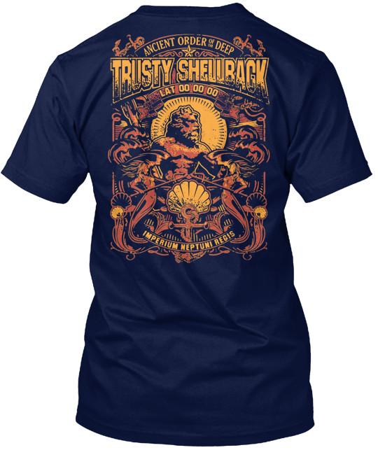 Trusty Shellback T-shirt Made in the USA Size S to 5XL Unisex T-Shirt S