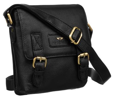 Leather Bag PTN 996-S-NDM-5021 BLACK