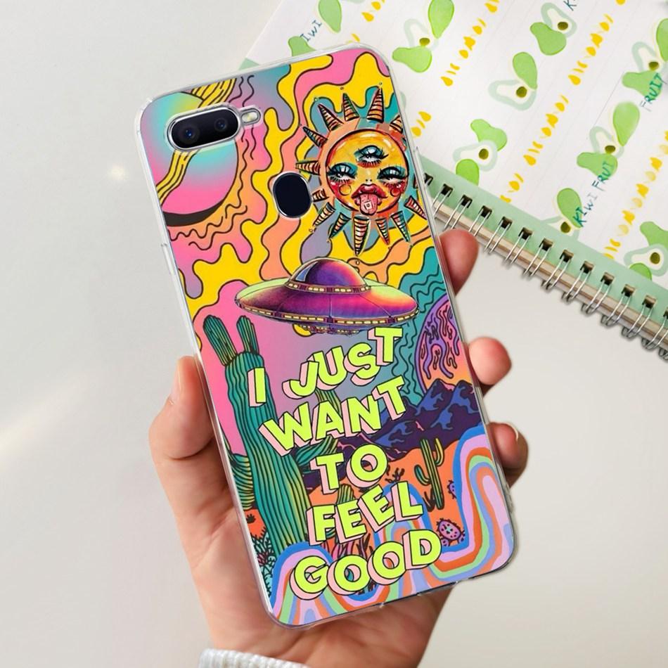 For OPPO F9 Phone Case Oppo F9 Pro F 9 F9Pro CPH1823 CPH1881 CPH1825 Elegant Printing Soft Silicone TPU Back Cover