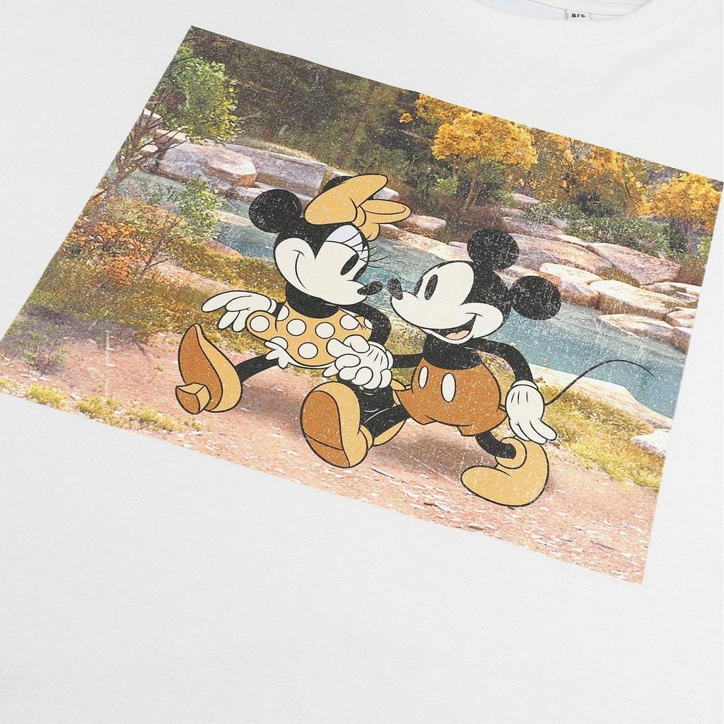 Disney Unisex Adult Mickey & Minnie Mouse Oversized T-Shirt