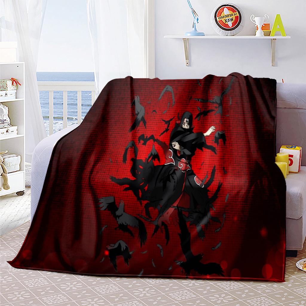 Japanese anime cartoon NARUTO famous Uzumaki Naruto blanket soft home furnishing nap decoration four seasons warm Sherpa blanket B6