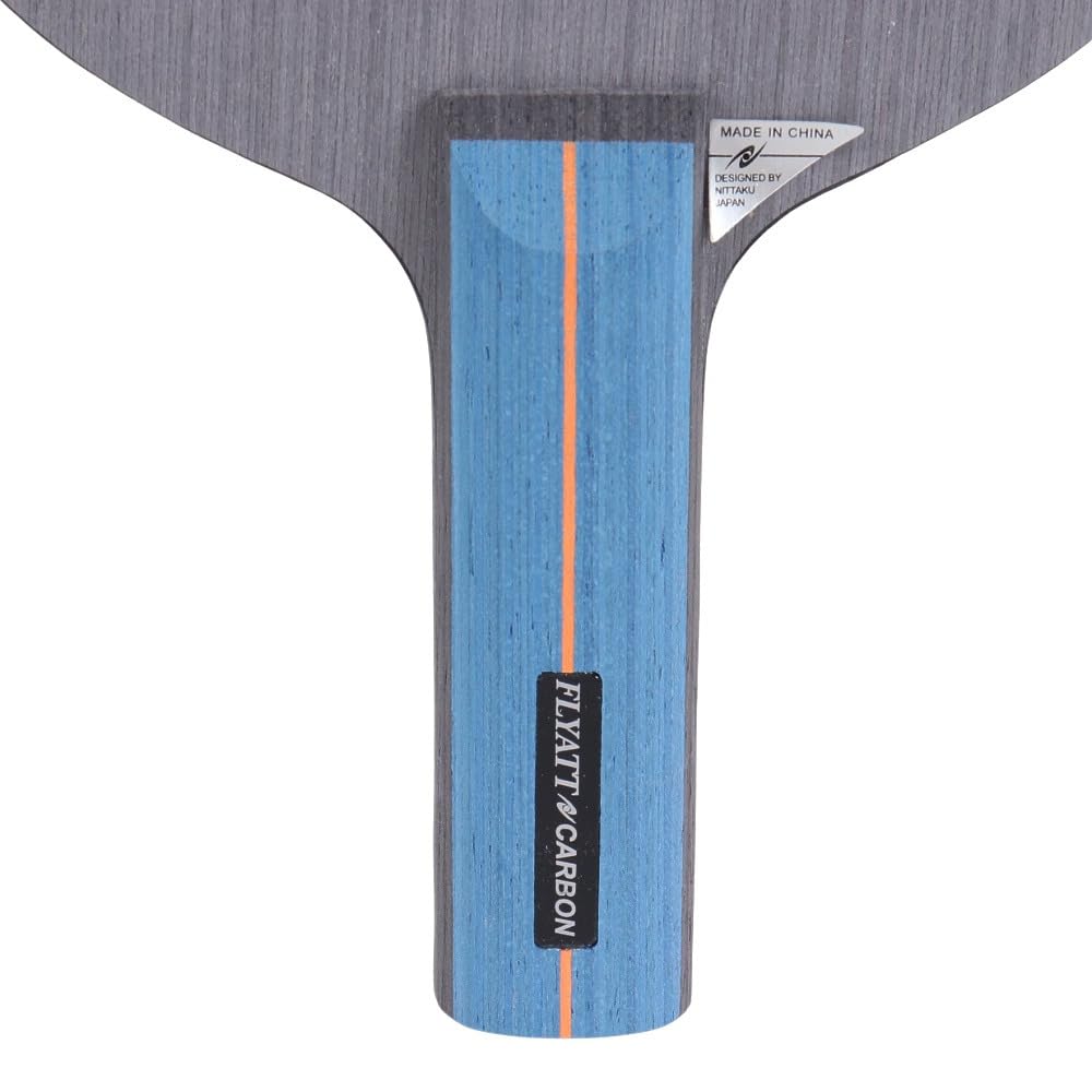 Nittaku Table Tennis Flyatt Special Racket, Carbon, Shakehand, Offensive, Material, Straight, NC-0360