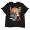 Japanese Fox 5 T-Shirt Shirts Graphic Graphic T Shirts Vintage Graphic Tee T Shirt Men