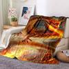 Chinesischer Drache, weicher Plüsch, Sofabett-Überwurf, Cartoon-Motiv, moderner Flanell-Deckenbezug, bedruckt, Bettdecke, Geschenk, Picknick-Decken