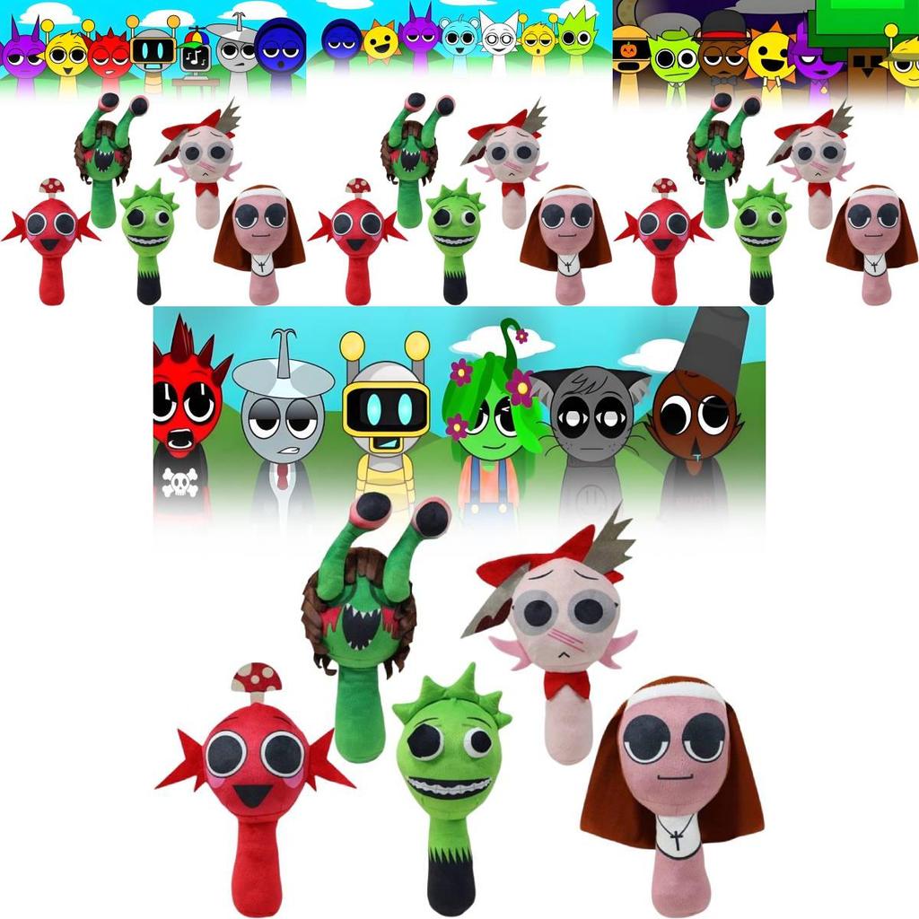 Adorable Sprunki Plush Rhythm Box Character Toy In Vibrant Colors For Kids And Collectors