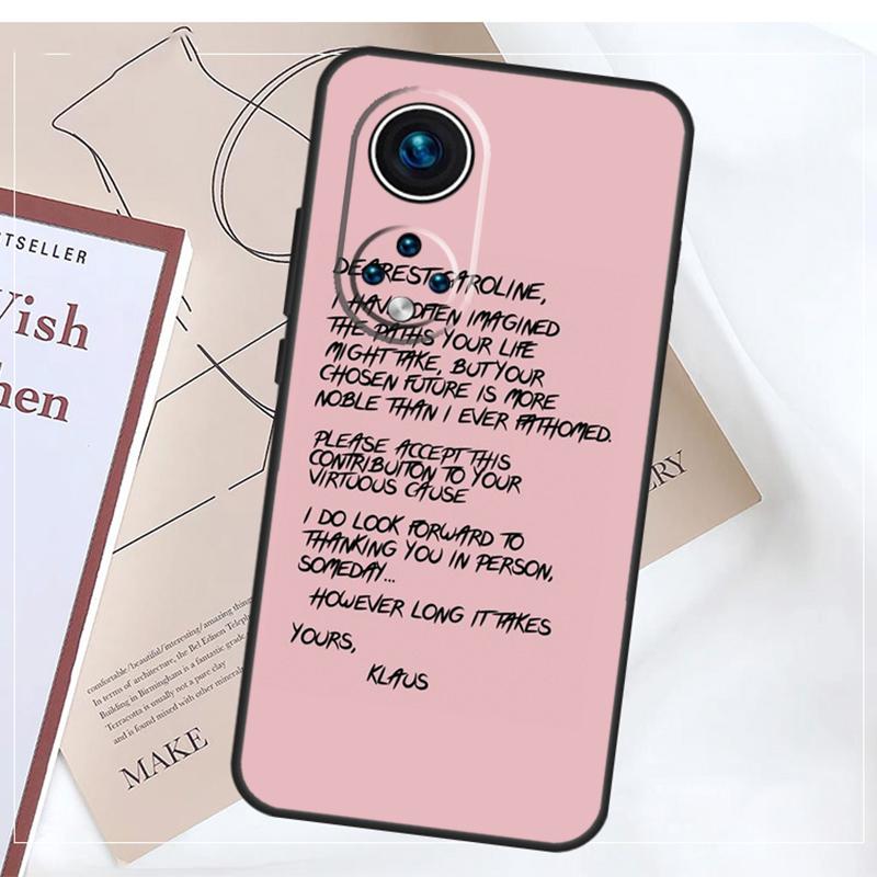 

The Vampire Diaries Quotes Art Case For Honor Magic 8 7 6 5 Pro 200 400 Lite 50 70 90 X9a X9b X9c X9d X8b X8c Win RT Cover Honor X9b