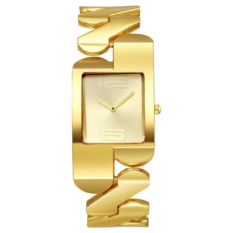 Watch retro square couple quartz bracelet watch temperament light luxury fashion gold classic medieval watch