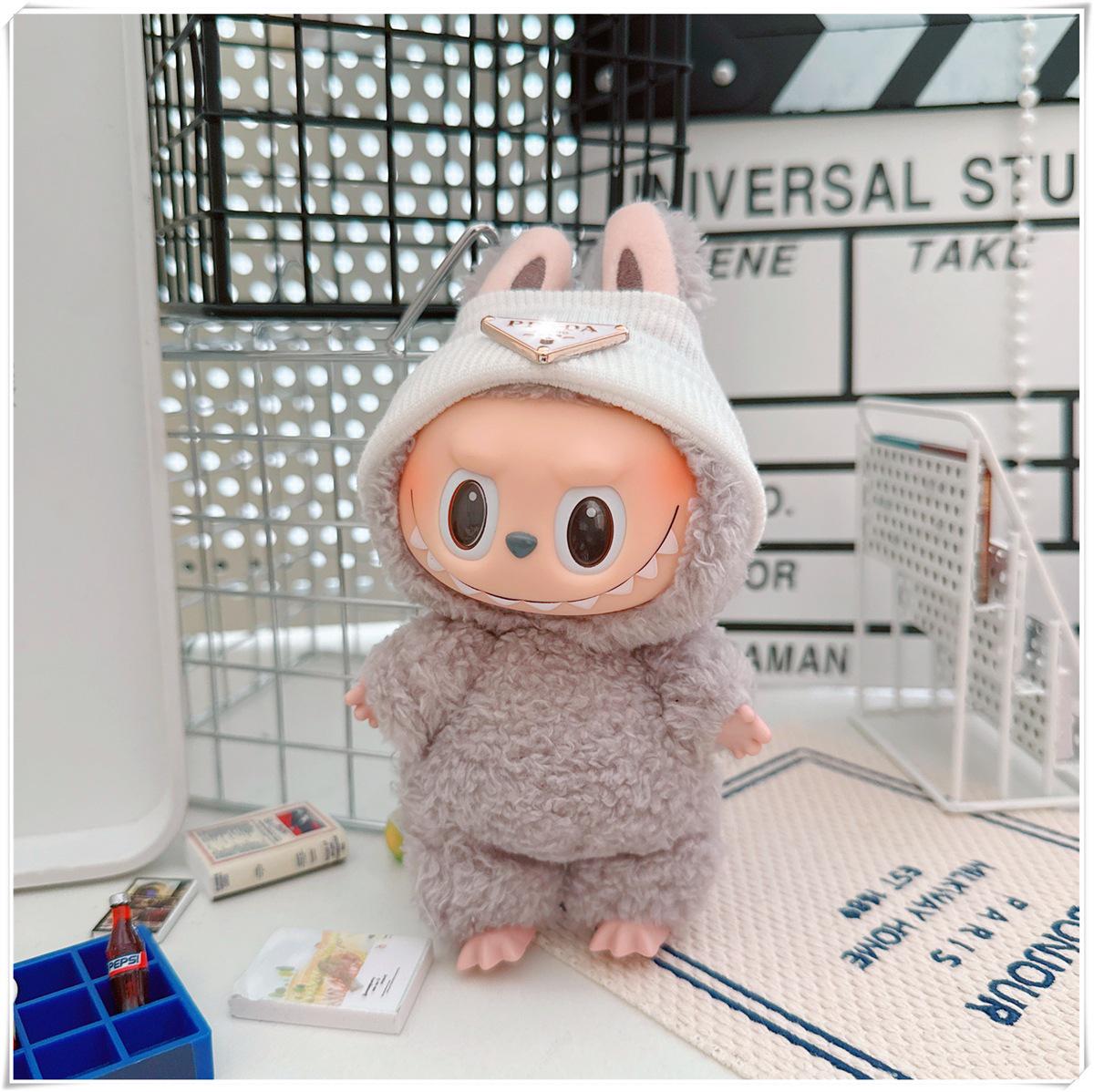 

Комплект сменной одежды для хлопковой куклы 10 см и 17 см: Комбинезон и футболка 10cm