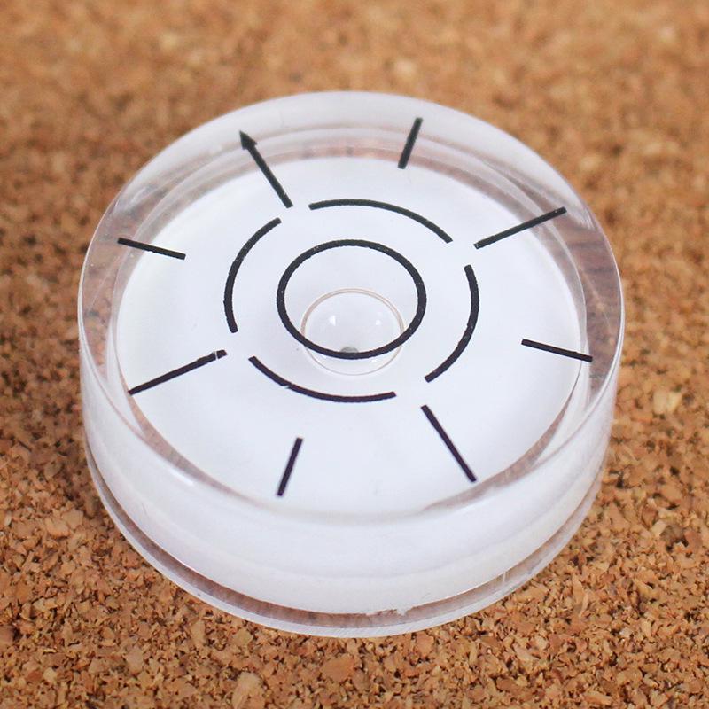 32x12mm Universal Circular Level with Scale and Bubble Line