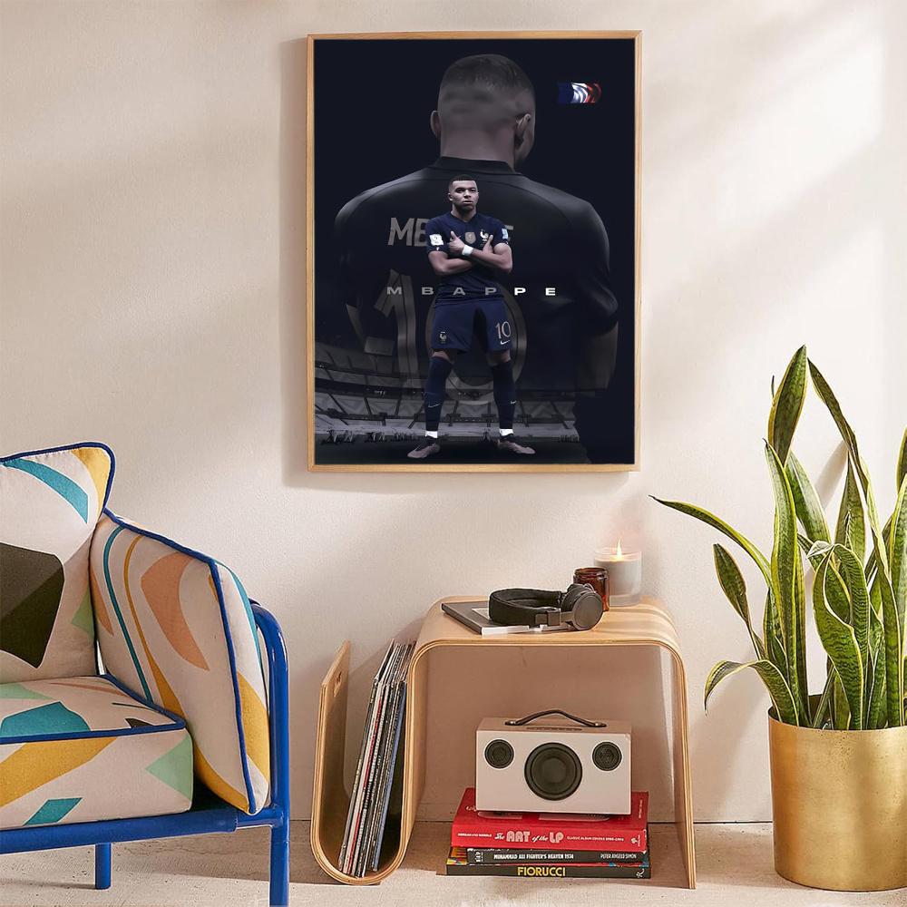 Mbappe 5D Diy Diamond Painting Round Diamond Diy Frameless Holiday Artwork Suitable For Home Office Wall Decoration