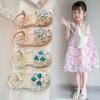Girls' Shoes, Children's Princess Toe Sandals, New Summer Style, Girls' Baby Crystal Big Child Soft Soles