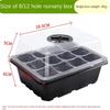 Mini Greenhouse Seed Starter Tray 6/12Grids Plant Starter Kit New Plant Germination Base  Garden
