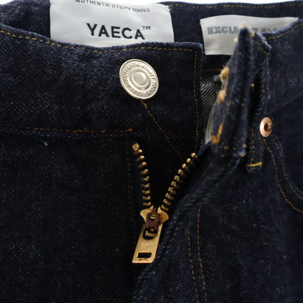 YAECA Made In Japan Tapered Denim Pants W29 Navy Jeans Men's Used