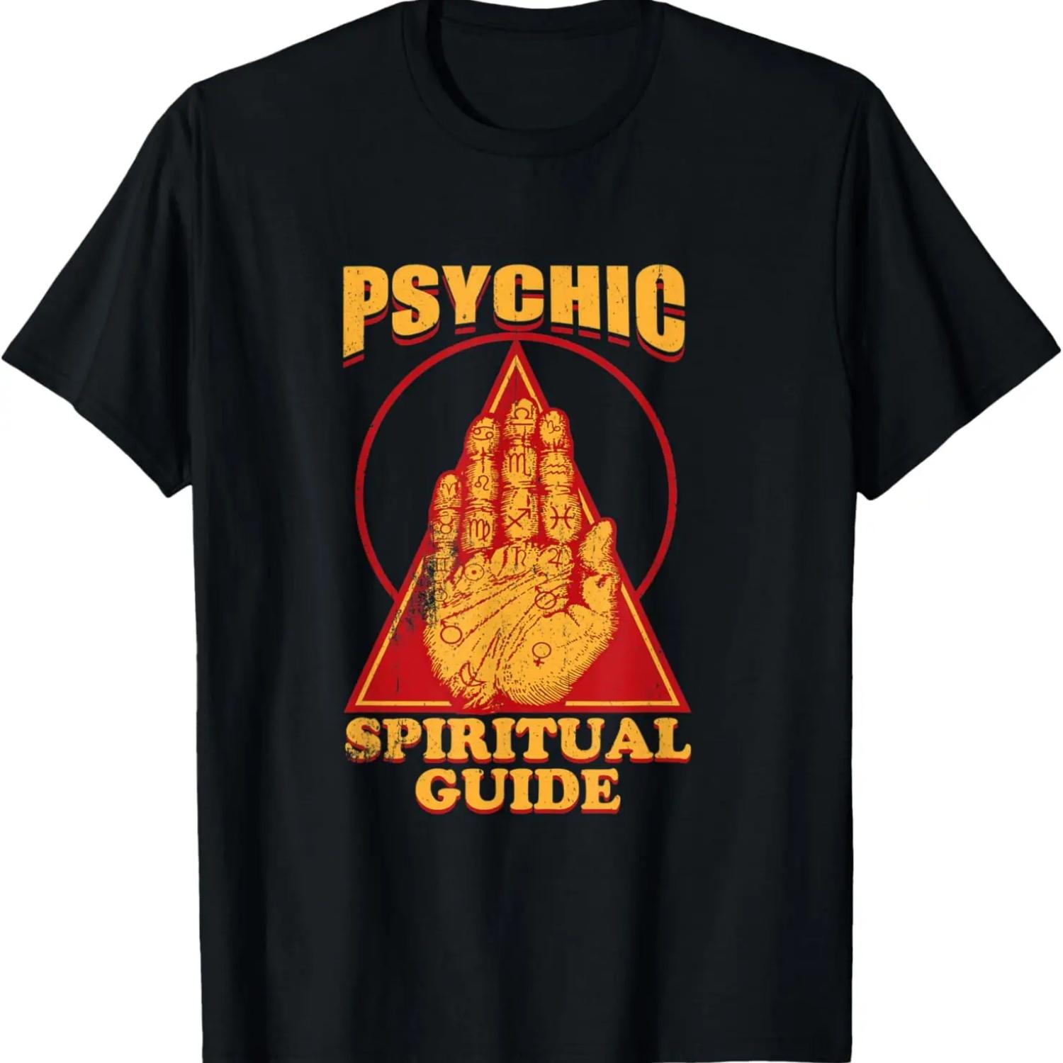 Psychic Reader Psychic Spiritual Guide Fortune Teller Occult T-Shirt S чёрный
