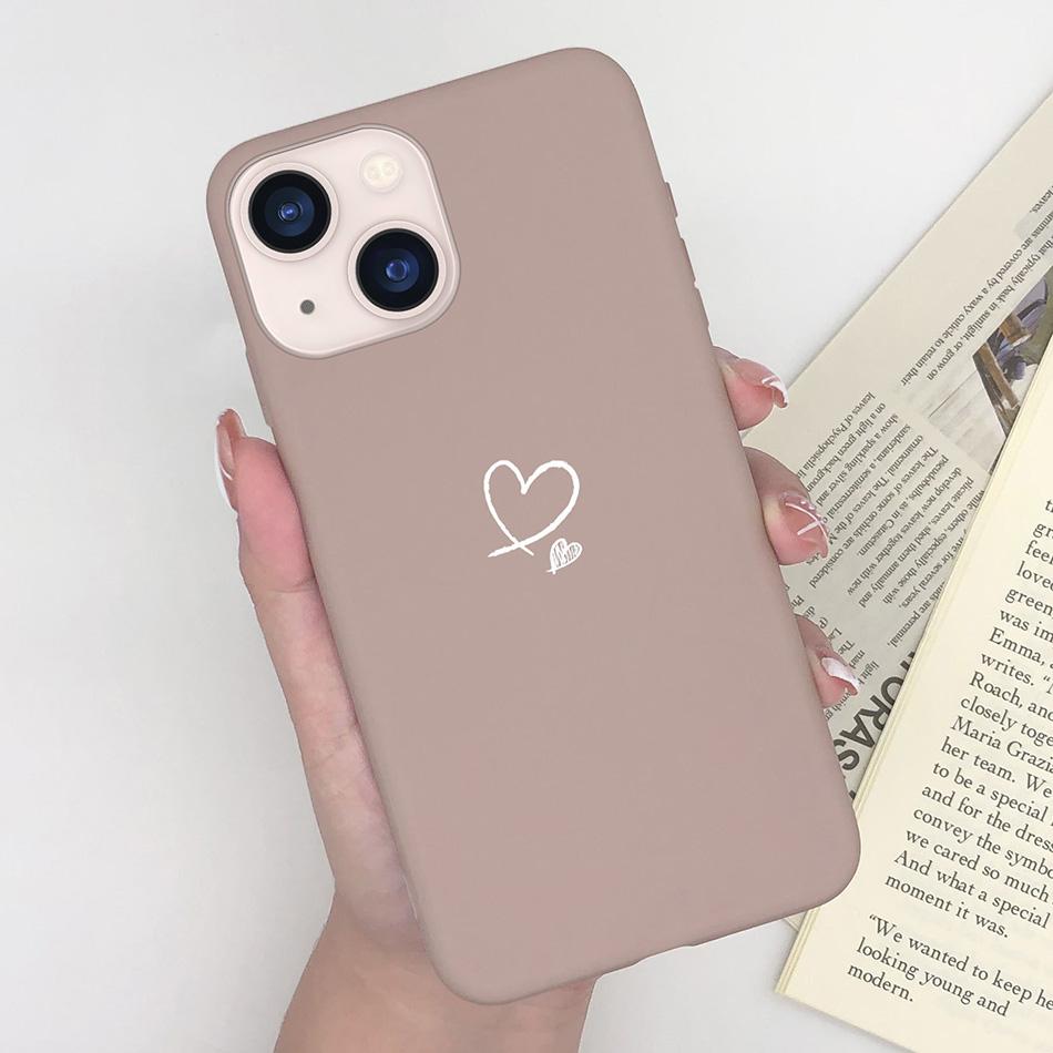 

For Apple iPhone 13 Case Soft Slim Funda Daisy Butterfy Heart Phone Cover For iPhone 13 iPhone13 Mini 13 Pro Max Shockproof Case iPhone 13 Mini