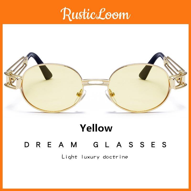 Themed Sunglasses Steampunk Retro Metal Frames Outdoor Framed Fashion Glasses