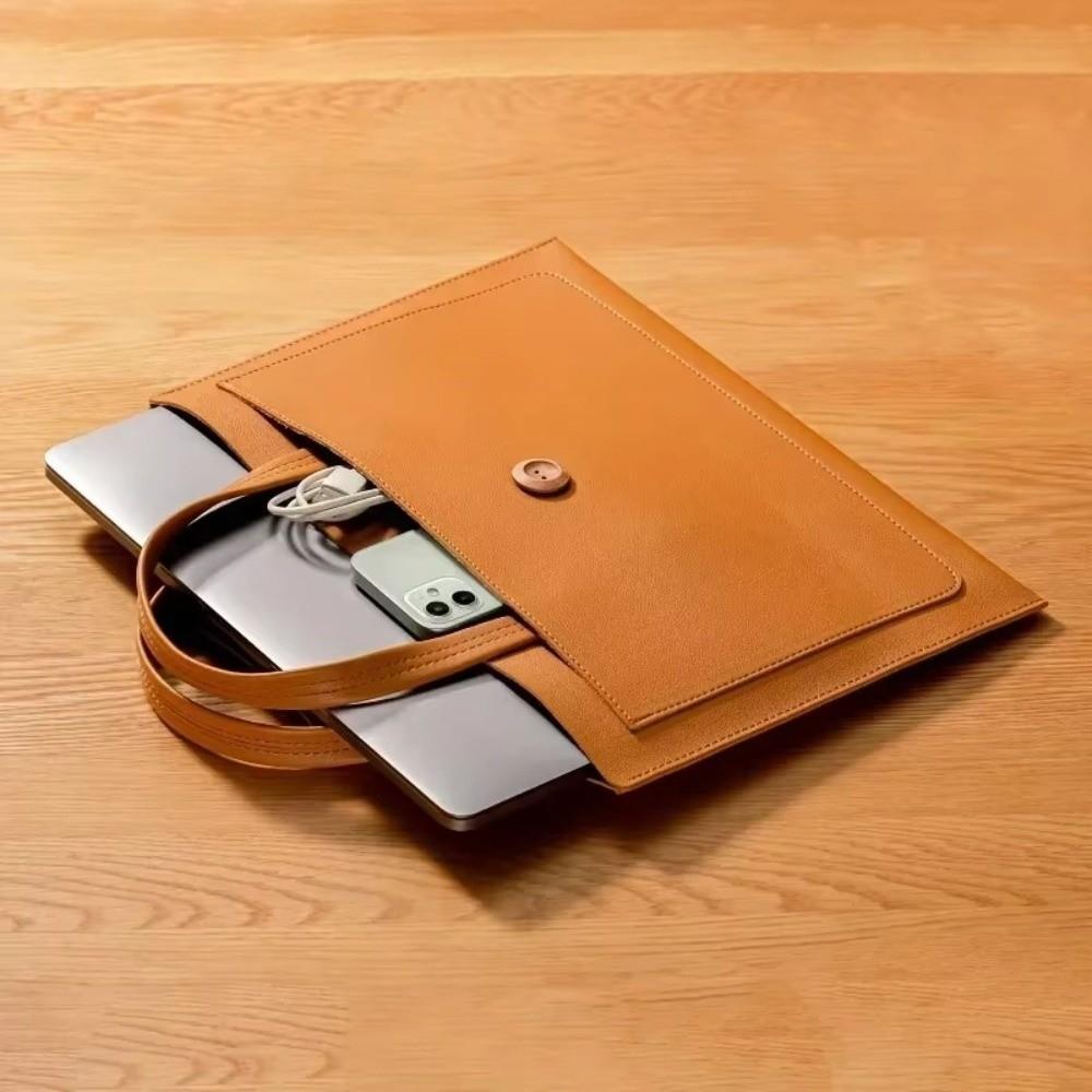 Large Capacity Handheld Bag Rectangle Carrying Case Messenger Briefcase Women's Bag