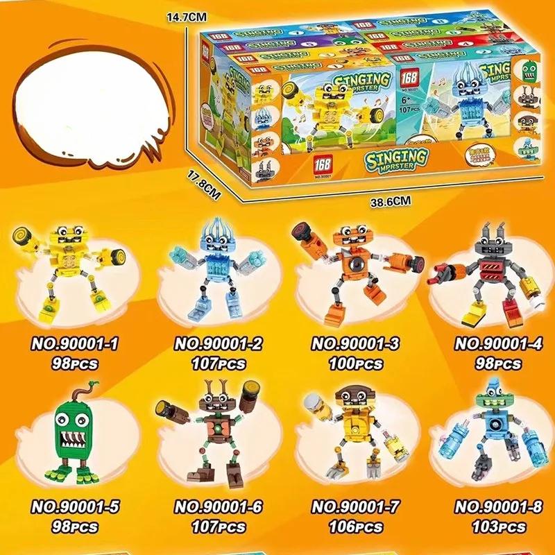 My Singing Monster Building Block Set Cartoon Music Development Game Building Blocks DIY Toy Children Adult Birthday Christmas Gift