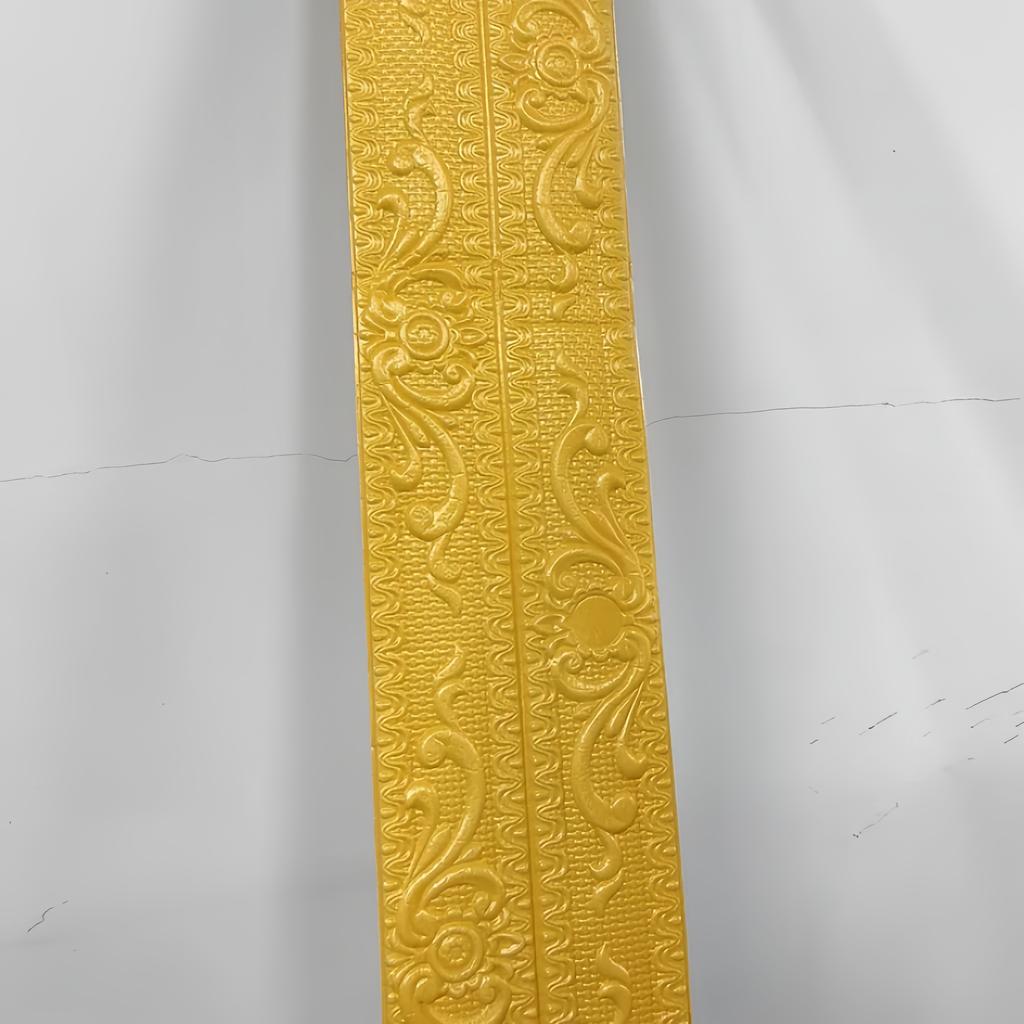 1 Roll 2.3m/90.55in Self-adhesive Flexible Skirting Board, Self-adhesive 3D Decorative Wall Line, Floor and Wallpaper Frame