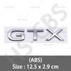 ABS GTX Badge Emblem Sticker Rear Trunk Decal Door Luggage For ID4 ID3 ID5 ID6 Car Styling GTX Logo Accessorie