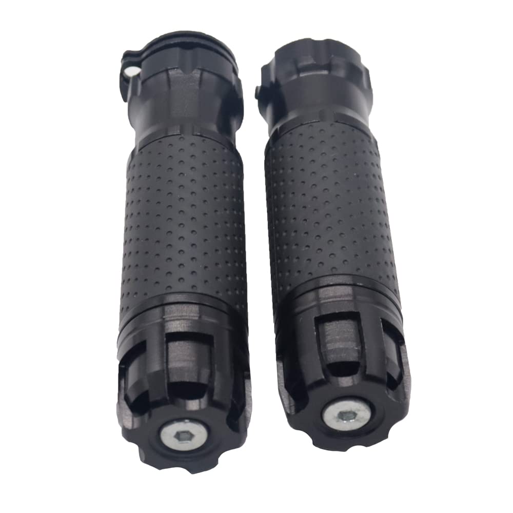 HLJSDZ 7/8" 22mm Universal Motorcycle Handle Grip Motorcycle Handle Grip for Honda Yamaha Kawasaki Suzuki Steering Wheel Grip