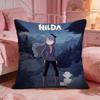 HHildas Classic Anime Cushion Cover Premium Comfort Reversible Pillow Cove Two In One Design For Any Room  Car Interior
