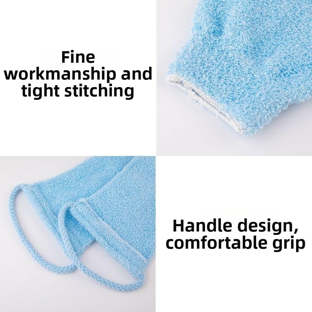 Reusable Massage Bath Glove Stain Removal Scrubbing Towel Back Exfoliating Scrubber  Women Men