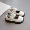 Girls small leather shoes 2025 spring and autumn new children's foreign princess shoes girls baby soft sole performance single shoes