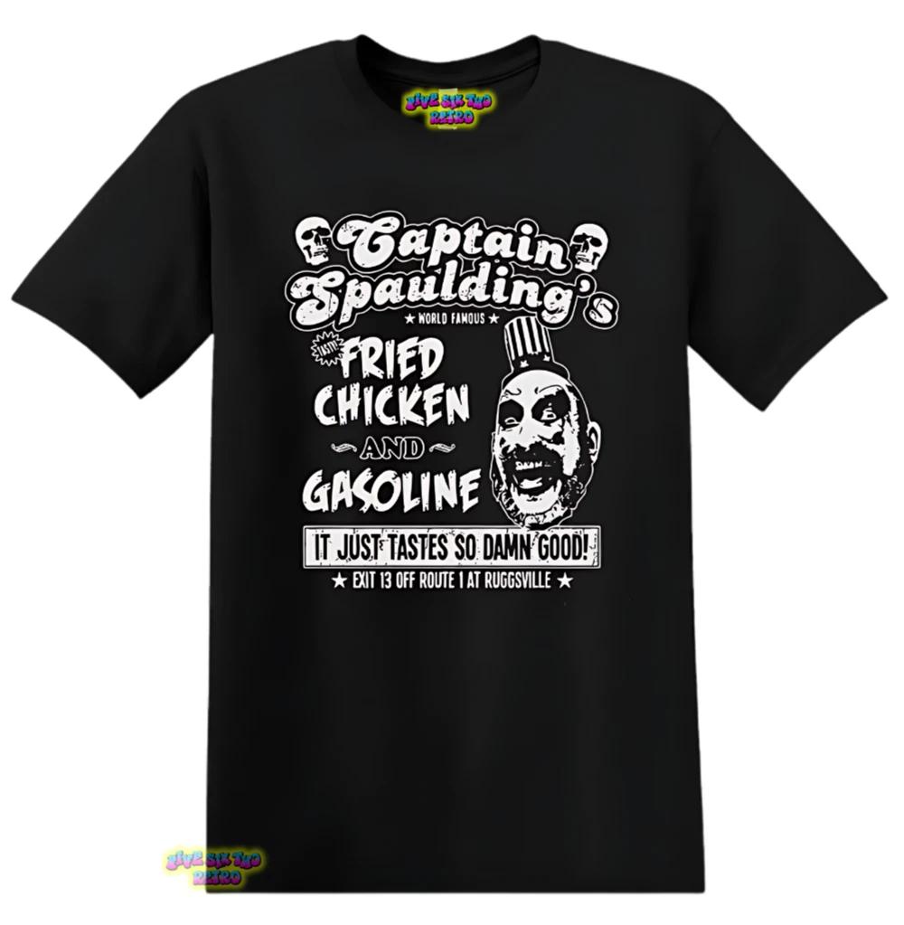 Captain Spaulding Fried Chicken and Gasoline T-Shirt S-3XL House of 1000 Corpses XXL