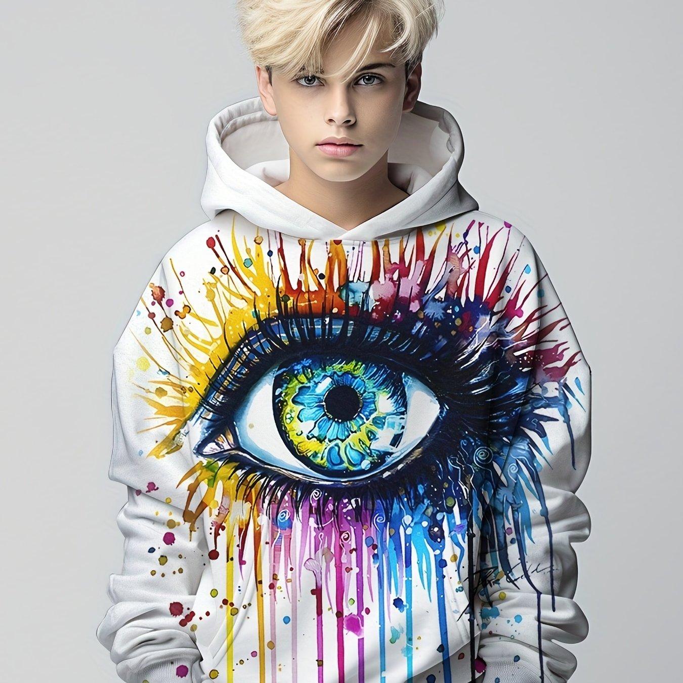 

Дитячий одяг Толстовки Дитячий одяг Довгі рукави для хлопчиків Повсякденний 3D-принт Модний одяг для дівчат Літньо-осінній одяг Одяг для хлопчиків Топи 150CM