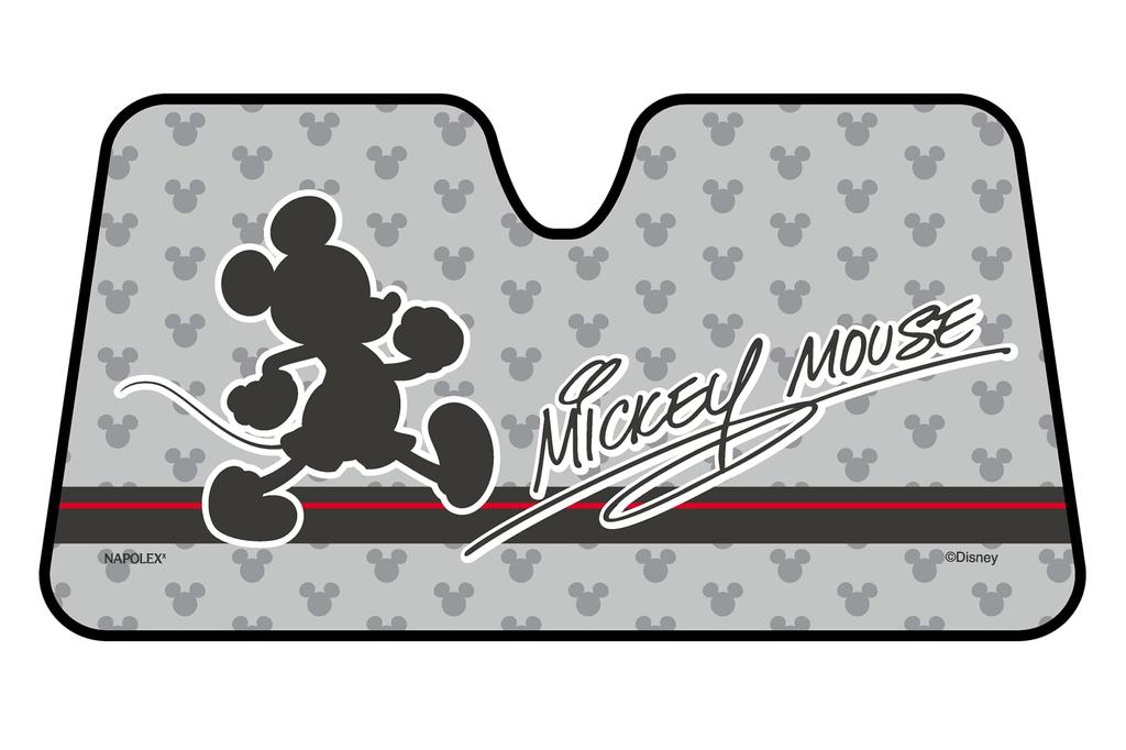 Napolex Car Sunshade for Front No Suction Cups Compatible with Standard Cars and Disney Mickey Mouse Use, Required, 700x1350mm, SUVs, Design, WD-411