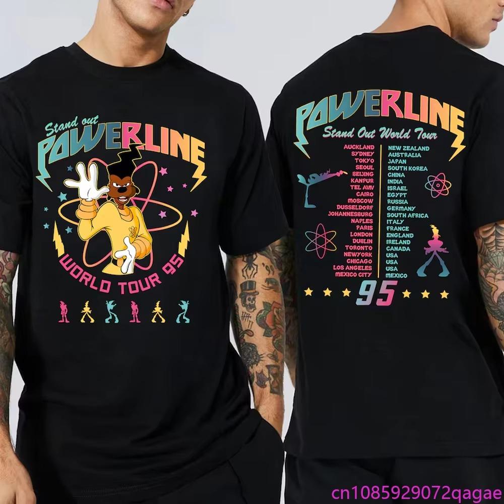 Retro Powerline Stand Out World Tour 95 Shirt Vintage A Movie Powerline Shirt Unisexs Cotton Unisex