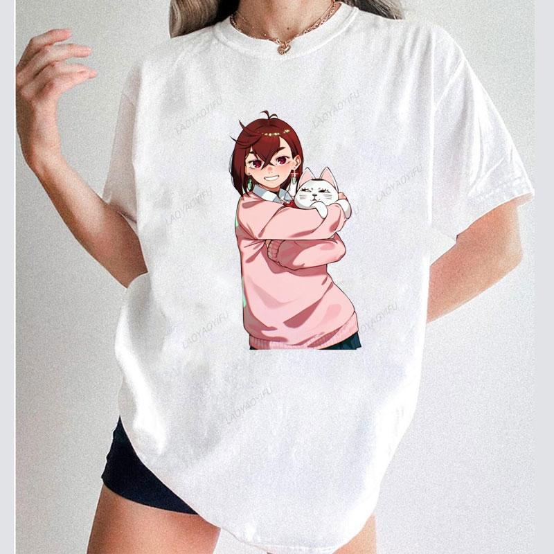 

Unisex Anime Momo Okarun Hot Sale Camiseta Short Sleeve Oneck New in Tops Tees Oversized shir T Shirt Y2k Clothes S