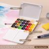 24 Colors Watercolor Paint Set Schmincke 0.5ml Mini Pocket Travel Watercolour Paint Palette Set for Painters Artists Students