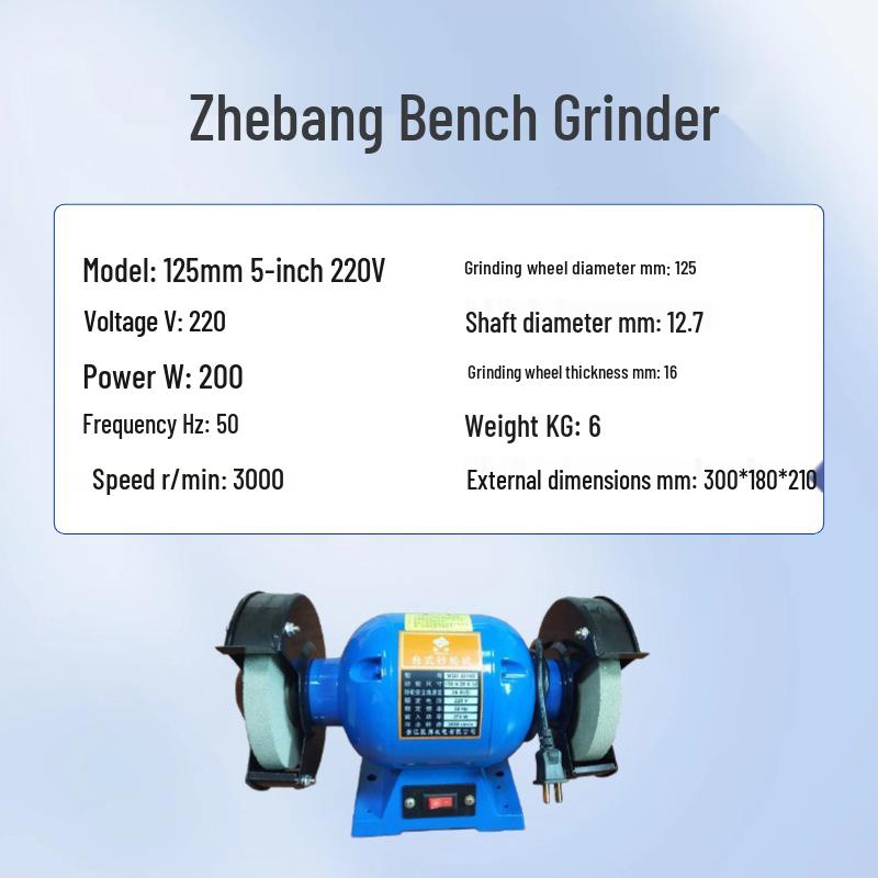Zhebang Dual Voltage Compact Electric Sharpener - Desktop Vertical Grinding Machine