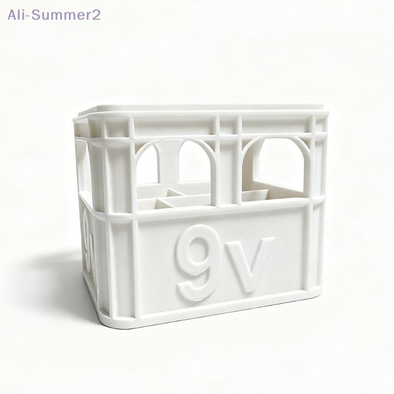 {Summer2} 3D Printed Battery Storage Box DIY Beer Crate No. 5 Aa No. 7 Aaa 18650 Battery Stackable Storage Basket Storage Box