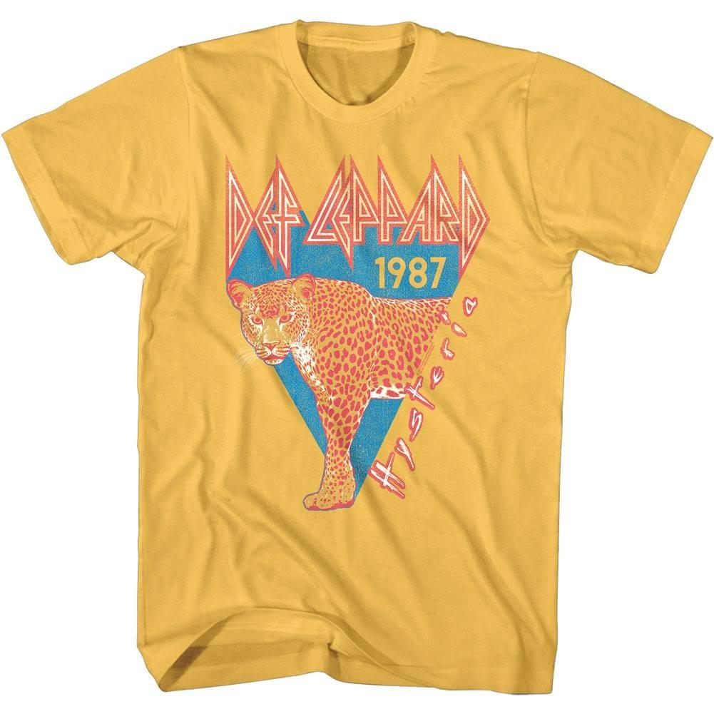 Def Leppard Hysteria 1987 Leopard Men T Shirt S