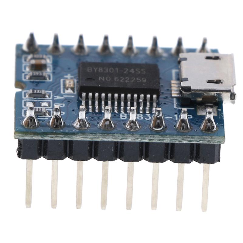 By8301-16P Ssop2 Mp3 Aduio Serial Voice Spi Flash Module 3W Amplifier Micro Usb
