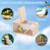 Wooden Bird Breeding Box S/M/L, Clear Acrylic Back, Easy Cleaning. For Parrots & Budgies. Perfect Gift for Bird Lovers!