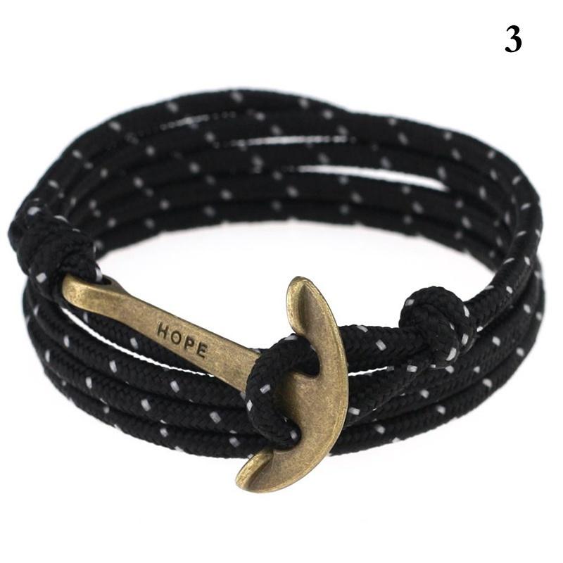 New Anchored Designer Handmade Bracelet Unisex Classic Retro Glamour Weaving Bracelet Best Christmas