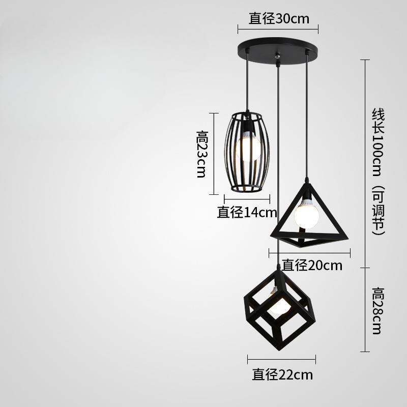 Modern Pendant Light Minimalist Indoor Chandelier Dining Pendant LED Light Living Room Iron Bar Counter Bedroom Lamp Home Decor