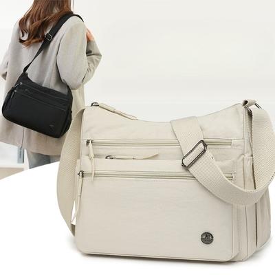 Ležérna crossbody taška, Ľahká, Módna, Viacvrstvová a Všestranná dámska taška, Ležérna a Jednoduchá taška cez jedno rameno