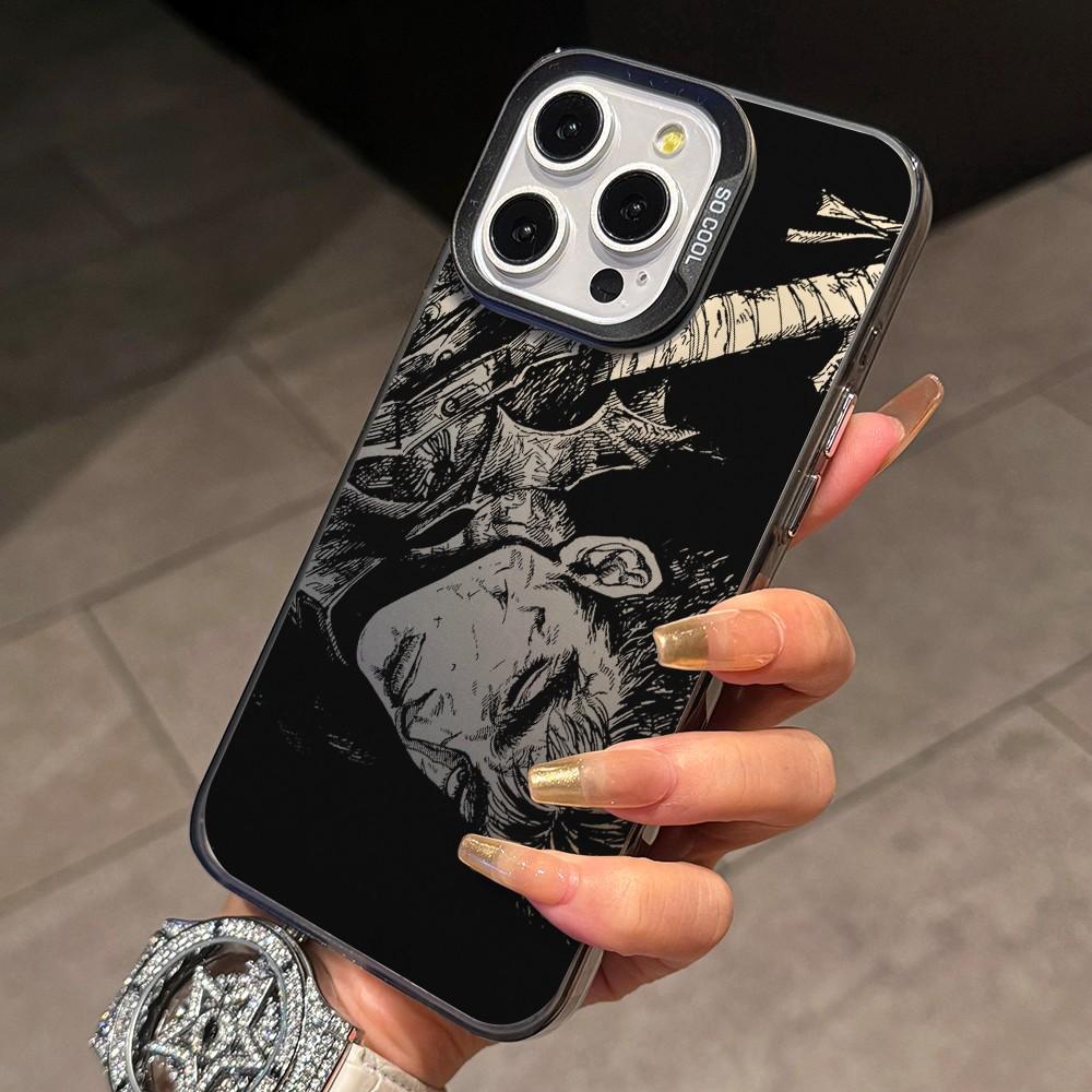 Berserk Guts Hot Anime Phone Case for Xiaomi Mi 14 14T 13 12 T 11 Lite Pro 4G 5G Matte Silver Hard Cover