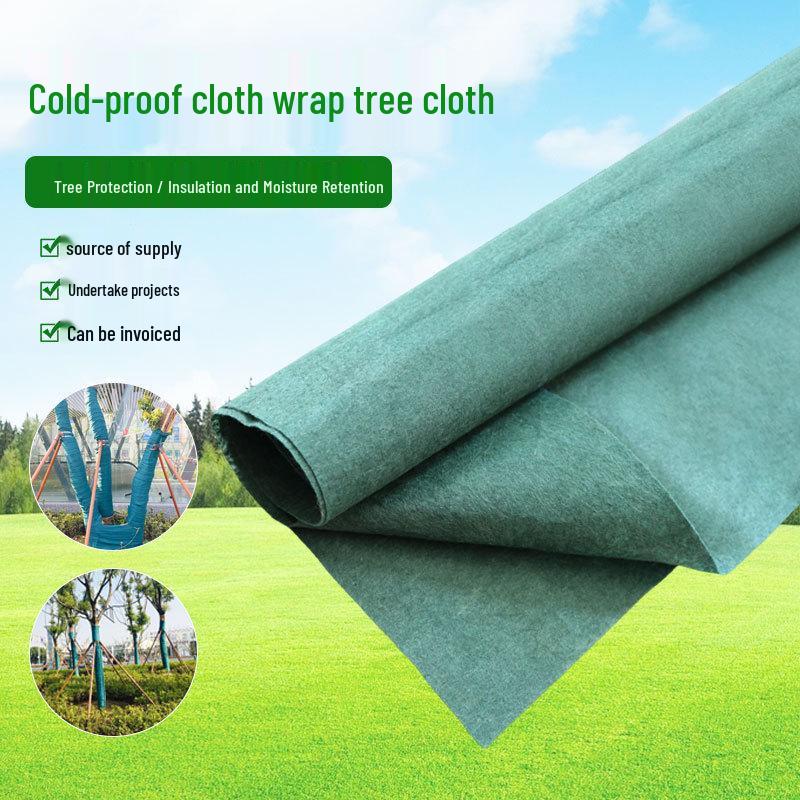 Tree Winter Wrap: Moisturizing Non-Woven Insulation Cloth for Cold Protection and Greening