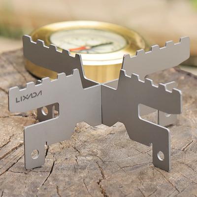 Mini Alcohol Stove Support Bracket Cross Stand Lightweight Titanium Stove Cross Stand Rack