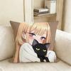 My D-Dress Up D-Darling Marin Kitagawa Various Sizes Square Pillow Case For Car Home Bedchamber Decor