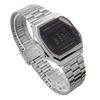 CASIO Digital Watch Vintage Series A168WEM-1 Silver Black Men Women Kids Overseas Model