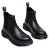 Boots Women's Lychee Pattern Soft Leather Locomotive Boots Leather Short Boots Men's and Women's
