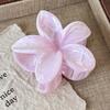 Frangipani Fresh and Sweet Egg Flower Back of Head Disc Hair Shark Clip Hair Ornament Claw Hair Clips for Women